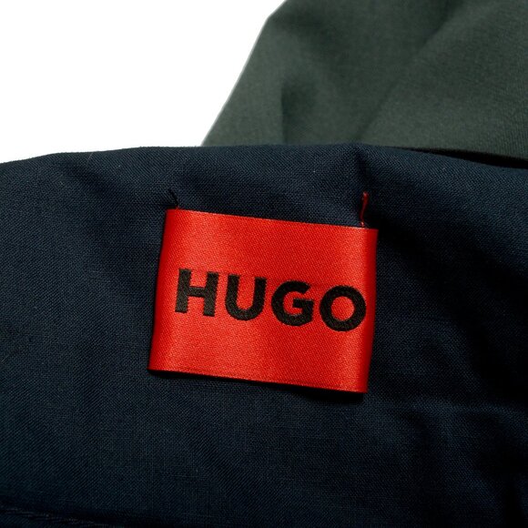 Hugo Boss Men's "Hesten232X" Extra Slim Fit Green Wool Dress Pants US 38R IT 54 - Picture 5 of 5